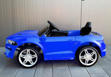 Load image into Gallery viewer, 2025 Mustang Style Kids Ride-On Car | 12V | Leather Seat | Rubber Tires | Upgraded 1 Seater | Remote