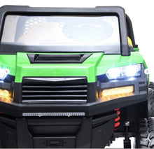 Load image into Gallery viewer, 2025 Upgraded 24V | 6 Wheel Tractor Farm W Tipping Bin | 4x4 Ride-On 2 Seater | Leather Seats | Rubber Tires | Remote | Pre Order