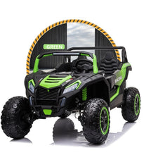 Load image into Gallery viewer, 2025 Upgraded Super 4x4 Dune Buggy 24V | Massive 2 Seater Ride-On | Leather Seats | Rubber Tires | MP3 | Remote