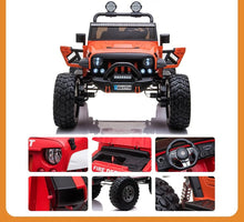 Load image into Gallery viewer, Upgraded 2025 Licensed 12V Off-Road Lifted JEEP Wrangler | Leather Seats | Rubber Tires | 2 Seater | 4x4 | Remote