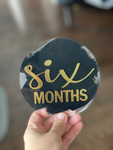 Load image into Gallery viewer, Acrylic 5" Monthly Milestone Rounds