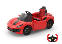 Load image into Gallery viewer, New 2025 Licensed 12V Ferrari 488 Pista Spider Upgraded Ride On Car | 1 Seater | Leather Seat | Remote