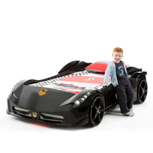 Load image into Gallery viewer, Super Cool 2025 Heavy Duty Spyder Race Car Bed | LED Lights | Remote Control With Sounds