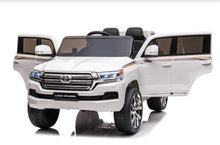 Load image into Gallery viewer, 2025 Licensed Toyota 12V Land Cruiser Upgraded Ride On Car | Leather Seat | Small 2 Seater | Remote