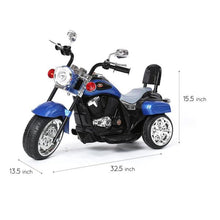 Load image into Gallery viewer, ECD 2025 Style 6V Chopper Style Ride On Trike | 3 Wheeler | Upgraded Bike