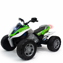 Load image into Gallery viewer, New 2025 Upgraded XXL Racing Edition 24V Kids Quad /ATV | Rubber Wheels/10kmh | Big 1 Seater | Ages 5+