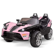 Load image into Gallery viewer, New 2025 | 12V Ride on Car | 2 Seater Kids Ride on Racing Sports Car | Slingshot | Upgraded | Remote | 4 Wheeler