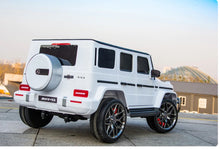 Load image into Gallery viewer, Licensed 2025 Mercedes GWagon G63 White Upgraded | 2 Seater | 24V | 4x4 Kids Ride-On | Leather Seats | Rubber Tires | Remote