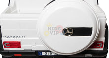 Load image into Gallery viewer, Luxurious 2025 Upgraded Licensed Mercedes Maybach G650 | 1 Seater | 12V | 4x4 | Ride on car | Leather Seat | Rubber Tires | Remote | Ages 1-5