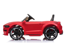 Load image into Gallery viewer, 2025 Mustang Style Kids Ride-On Car | 12V | Leather Seat | Rubber Tires | Upgraded 1 Seater | Remote