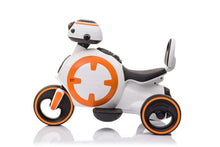 Load image into Gallery viewer, ECD Upgraded Robot Style 3 Wheel 6V Motorcycle | Leather Seat | Rubber Tires