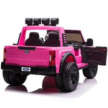 Load image into Gallery viewer, 2025 Upgraded Licensed Ford Super Duty F450 | 6 Wheels | Custom Edition 24V Lifted | 2 Seater | Leather Seats | Rubber Tires | Remote | Pre Order
