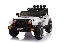 Load image into Gallery viewer, 2025 Super Cool All Terrain Jeep | Small 2 Seater | 2 Colours | Rubber Tires | Leather Seat | Ages 3-6 | Remote