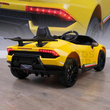 Load image into Gallery viewer, Licensed 2025 Upgraded Lamborghini Huracan 12V Ride-On | Leather Seat | Rubber Tires | 1 Seater | Remote