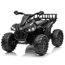 Load image into Gallery viewer, New 12V ATV 1 Seater 2025 Upgraded Ride On | LED Lights | Off-Road | Ages 3-8 | Black Or Red | 3-7Kph