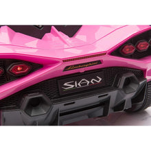 Load image into Gallery viewer, 2025 Licensed Lamborghini SIAN FKP 37 | 12V Ride-On Upgraded | Bluetooth | 1 Seater | Remote