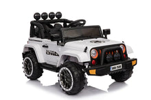 Load image into Gallery viewer, 2025 Super Cool All Terrain Jeep | Small 2 Seater | 2 Colours | Rubber Tires | Leather Seat | Ages 3-6 | Remote