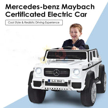 Load image into Gallery viewer, Luxurious 2025 Upgraded Licensed Mercedes Maybach G650 | 1 Seater | 12V | 4x4 | Ride on car | Leather Seat | Rubber Tires | Remote | Ages 1-5