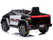 Load image into Gallery viewer, New Item 2025 Upgraded 4x4 | 12V Police Officer Ride On For Kids | Rubber Wheels |Leather Seat | Remote | Ages 1-6