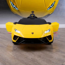 Load image into Gallery viewer, Licensed 2025 Upgraded Lamborghini Huracan 12V Ride-On | Leather Seat | Rubber Tires | 1 Seater | Remote