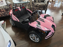 Load image into Gallery viewer, New 2025 | 24V Ride on | Upgraded Polaris Style Slingshot | 2 Seater | 4x4 | Ages 3-8 | Leather Seats | Rubber Tires | Remote