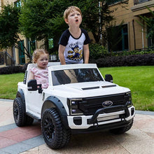 Load image into Gallery viewer, 2025 Upgraded Licensed Ford Super Duty F450 | 6 Wheels | Custom Edition 24V Lifted | 2 Seater | Leather Seats | Rubber Tires | Remote | Pre Order
