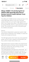 Load image into Gallery viewer, Powerful Racing RC Car Up To 45KM/H 4WD Big Alloy Electric Remote Control Crawler Monster Truck