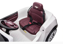 Load image into Gallery viewer, 2025 Upgraded Licensed 12V Bentley Mulsanne Ride-On for Kids With SD | Usb | Leather Seats | Rubber Tires | Remote | Ages 1-6