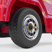 Load image into Gallery viewer, 2025 Fire Truck Style Ride-On | 12V | Upgraded | Lots of Lights | Water Gun | Hat | Fire Extinguisher | Big 1 Seater | Remote