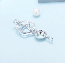 Load image into Gallery viewer, Rose Blossom Sterling Silver Cage Pendant