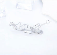 Load image into Gallery viewer, Seahorse Sterling Silver Cage Pendant