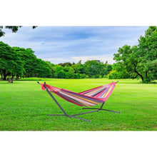 Load image into Gallery viewer, Heavy Duty Furniture High Quality Hammock With Steel Stand |Carrying Case | Tested To Hold Approx 400 Lbs