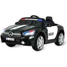 Load image into Gallery viewer, Super Cool 12V 2025 Mercedes Benz SL500 Kids Ride On Car | Siren | Lights ,Remote | Bluetooth | Spring Suspension (Police) Ages 1-5