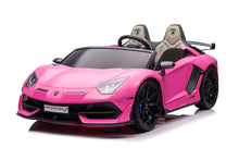 Load image into Gallery viewer, 2025 Licensed 24V Lamborghini Aventador SVJ | 2 Seater Ride-On Upgraded | Drift Function | Rubber Tires | Leather Seats | Remote