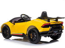 Load image into Gallery viewer, Licensed 2025 Upgraded Lamborghini Huracan 12V Ride-On | Leather Seat | Rubber Tires | 1 Seater | Remote