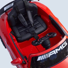 Load image into Gallery viewer, 2025 Licensed Mercedes GT4 AMG Ride-On Car Upgraded | 12V /6V | TV Mp4 | Leather Seat | Rubber Tires | 1 Seater | Remote
