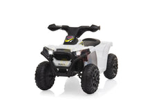 Load image into Gallery viewer, Super Cool 2025 Upgraded 6V Quad/ATV X Edition Ride On For Kids | Rubber Tires | Leather Seat | Music- White | Ages 1-4