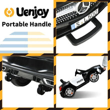 Load image into Gallery viewer, Super Cool 12V 2025 Mercedes Benz SL500 Kids Ride On Car | Siren | Lights ,Remote | Bluetooth | Spring Suspension (Police) Ages 1-5