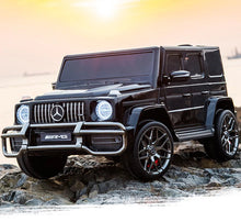 Load image into Gallery viewer, Licensed 2025 Mercedes GWagon G63 Black Or Red Upgraded | 2 Seater | 24V | 4x4 Kids Ride-On | Leather Seats | Rubber Tires | Remote