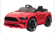 Load image into Gallery viewer, 2025 Mustang Style Kids Ride-On Car | 12V | Leather Seat | Rubber Tires | Upgraded 1 Seater | Remote