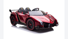 Load image into Gallery viewer, Licensed 2025 Lamborghini Veneno | Upgraded 24V | 4x4 Ride-On 2 Seater | Leather Seats | Rubber Tires | Remote