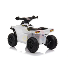 Load image into Gallery viewer, Super Cool 2025 Upgraded 6V Quad/ATV X Edition Ride On For Kids | Rubber Tires | Leather Seat | Music- White | Ages 1-4