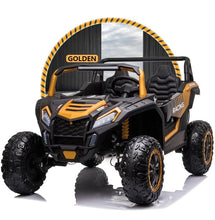 Load image into Gallery viewer, 2025 Upgraded ECD 4x4 Dune Buggy 24V | Xxl Massive 2 Seater Ride-On | Mp4 TV Screen | Leather Seats | Rubber Tires | Remote
