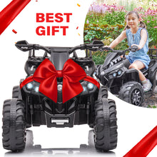 Load image into Gallery viewer, New 12V ATV 1 Seater 2025 Upgraded Ride On | LED Lights | Off-Road | Ages 3-8 | Black Or Red | 3-7Kph