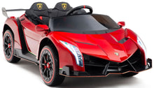 Load image into Gallery viewer, Licensed 2025 Lamborghini Veneno | Upgraded 24V | 4x4 Ride-On 2 Seater | Leather Seats | Rubber Tires | Remote