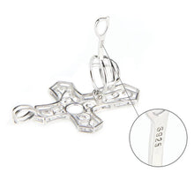 Load image into Gallery viewer, Classy Fashion Cross Sterling Silver Cage Pendant
