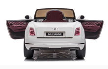 Load image into Gallery viewer, 2025 Upgraded Licensed 12V Bentley Mulsanne Ride-On for Kids With SD | Usb | Leather Seats | Rubber Tires | Remote | Ages 1-6