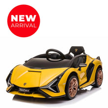 Load image into Gallery viewer, 2025 Licensed Lamborghini SIAN FKP 37 | 12V Ride-On Upgraded | Bluetooth | 1 Seater | Remote