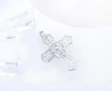 Load image into Gallery viewer, Classy Fashion Cross Sterling Silver Cage Pendant