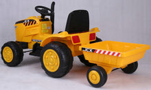 Load image into Gallery viewer, New 12V Kids 2025 Ride On Tractor Upgraded With Front Loader | Trailer | 1 Seater | Ages 3-9  | Remote